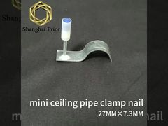 mini ceiling pipe clamp nails 1